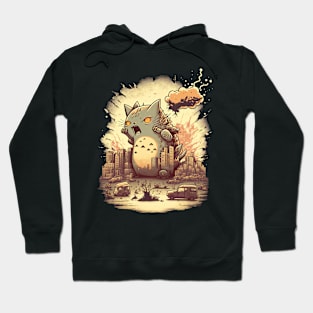 Catzilla is coming Hoodie